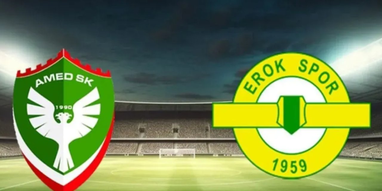 İlk 11'ler belli oldu: Amedspor-Esenler Erokspor