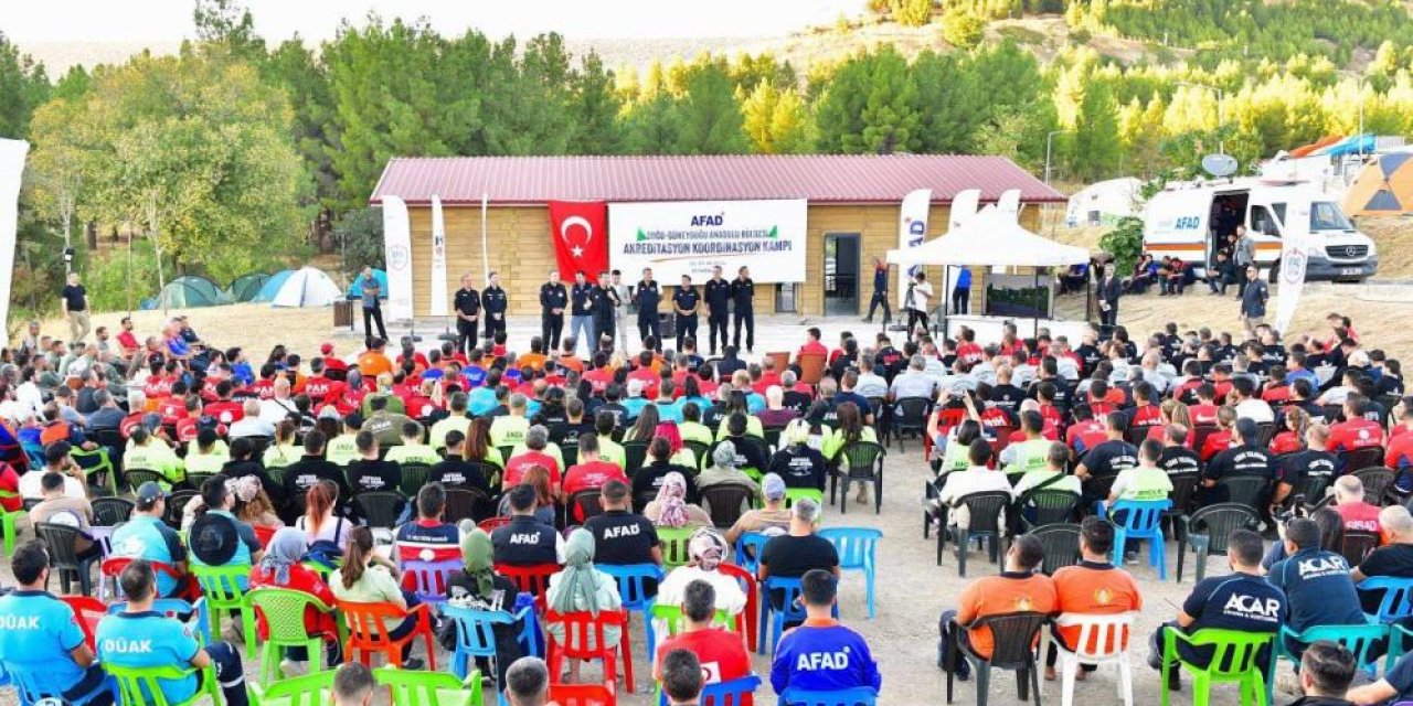 AFAD Akredite Ekipler Doğu ve Güneydoğu Anadolu Kampı tamamlandı