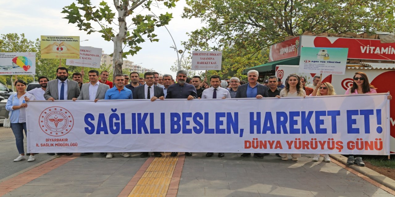 Diyarbakır'da "Dünya Yürüyüş Günü" etkinliği yapıldı