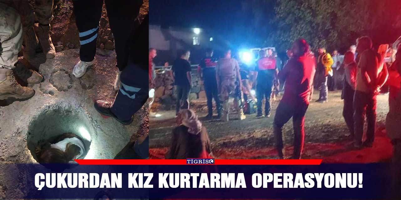 VİDEO - Çukurdan kız kurtarma operasyonu!