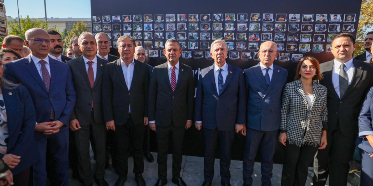 Özel, Ankara Garı'nda katledilenler için yapılan anıtın açılışına katıldı