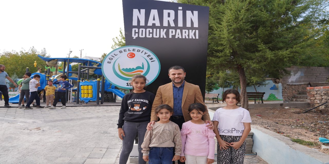 Eğil’de Narin Çocuk Parkı açıldı