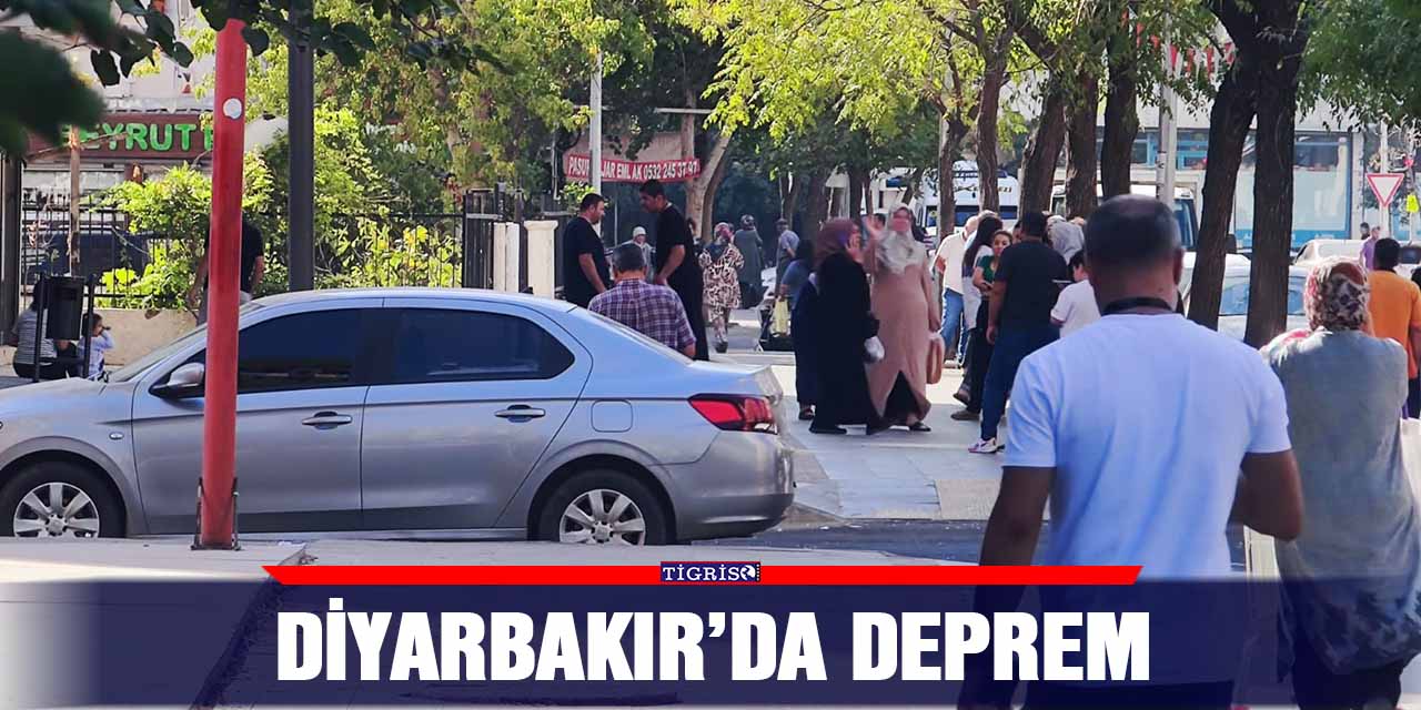 Diyarbakır’da deprem