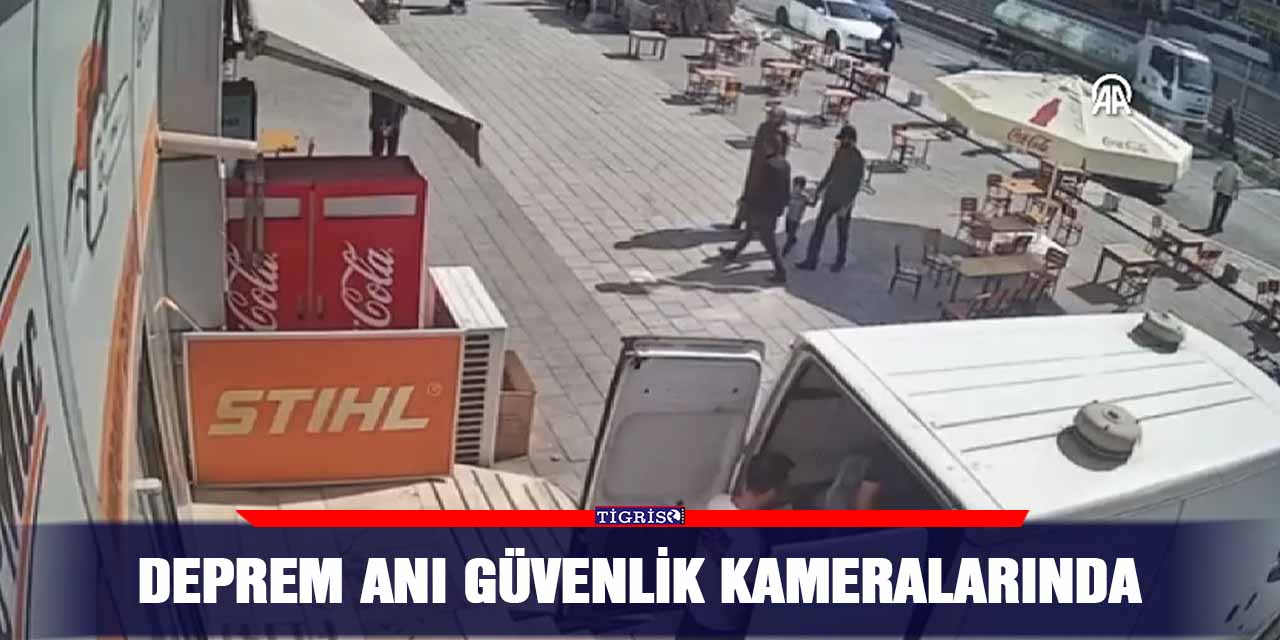 VİDEO - Deprem anı güvenlik kameralarında