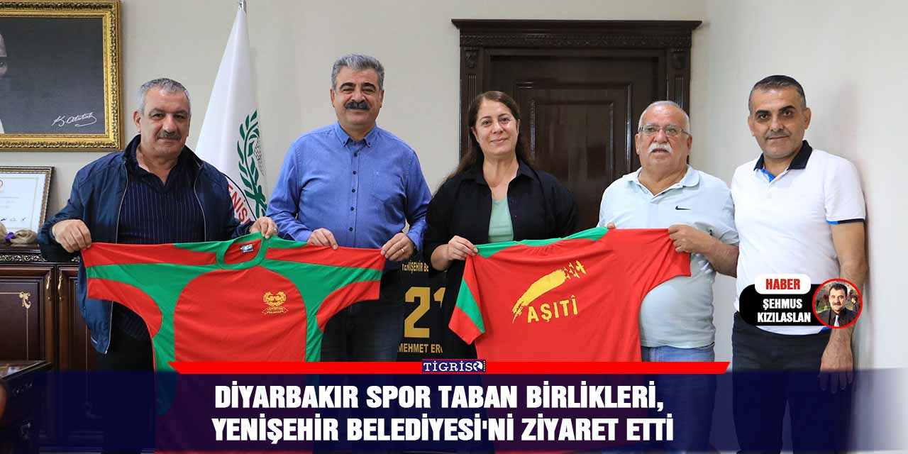 Diyarbakır Spor Taban Birlikleri, Yenişehir Belediyesi'ni Ziyaret Etti