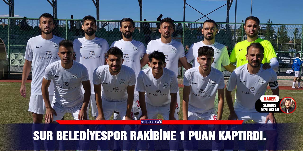 Sur Belediyespor rakibine 1 puan kaptırdı.