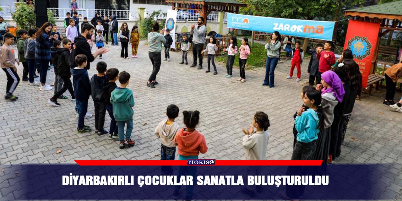 Diyarbakırlı çocuklar sanatla buluşturuldu