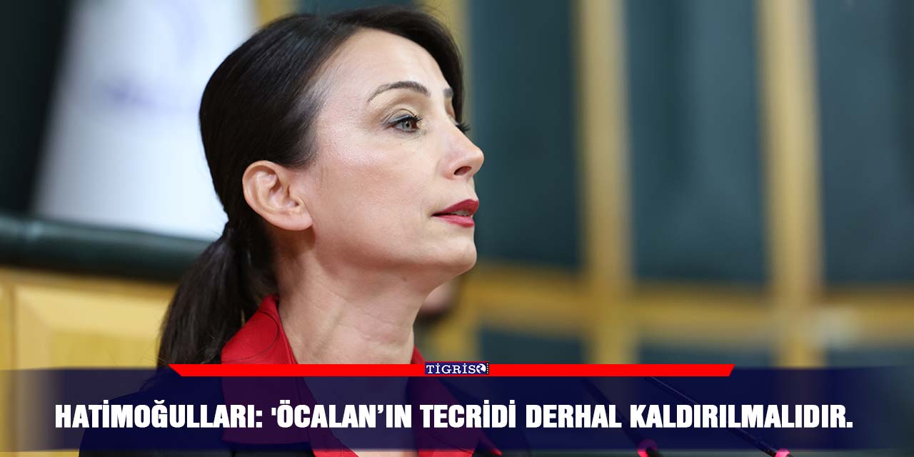 Hatimoğulları: 'Öcalan’ın tecridi derhal kaldırılmalıdır.