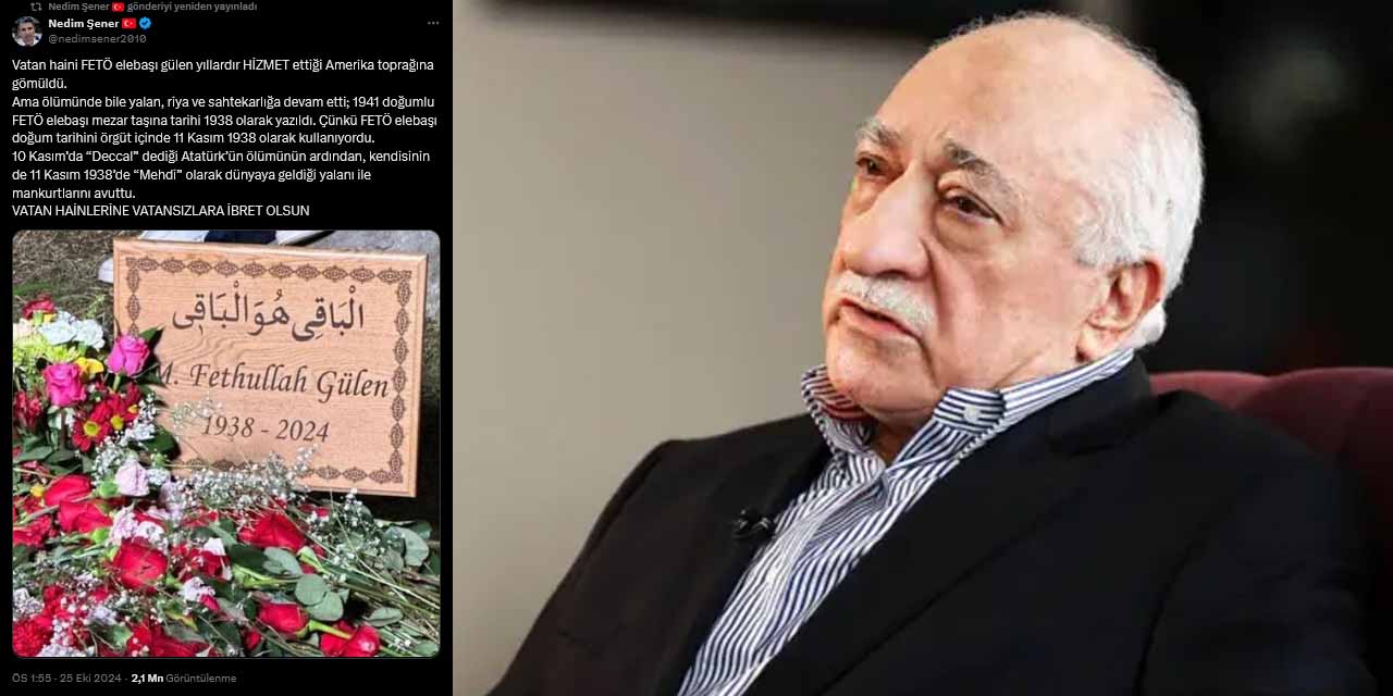 Fetullah Gülen'in mezar taşında yazılanlar ortaya çıktı