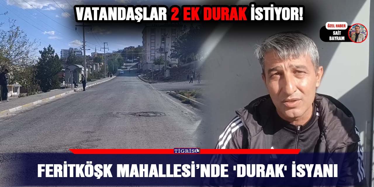 VİDEO - Feritköşk Mahallesi’nde 'Durak' isyanı