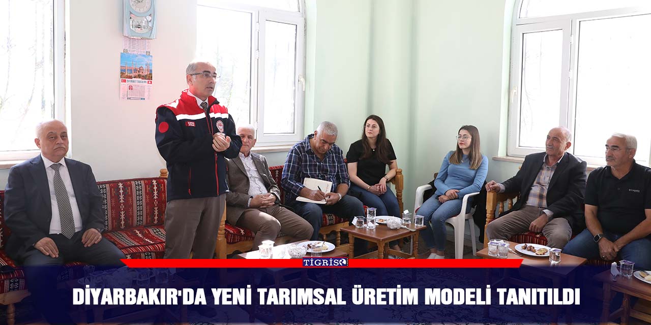 Diyarbakır'da Yeni Tarımsal Üretim Modeli Tanıtıldı