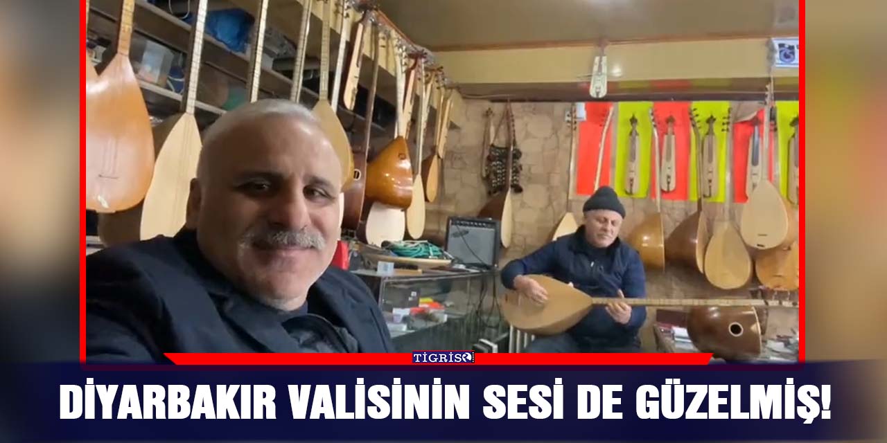 VİDEO - Diyarbakır Valisinin sesi de güzelmiş!