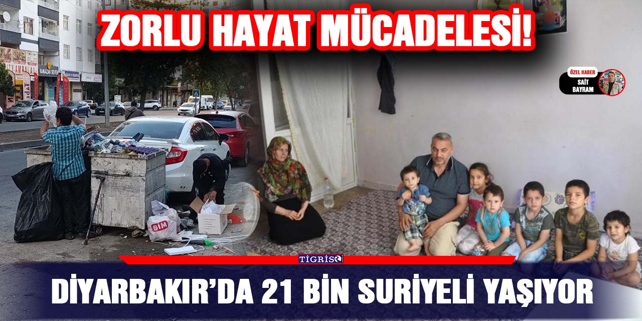 Diyarbakır’da 21 bin Suriyeli yaşıyor