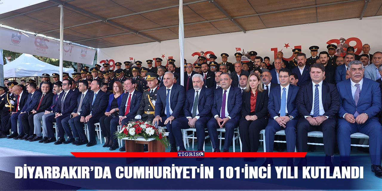 Diyarbakır’da Cumhuriyet'in 101'inci yılı kutlandı