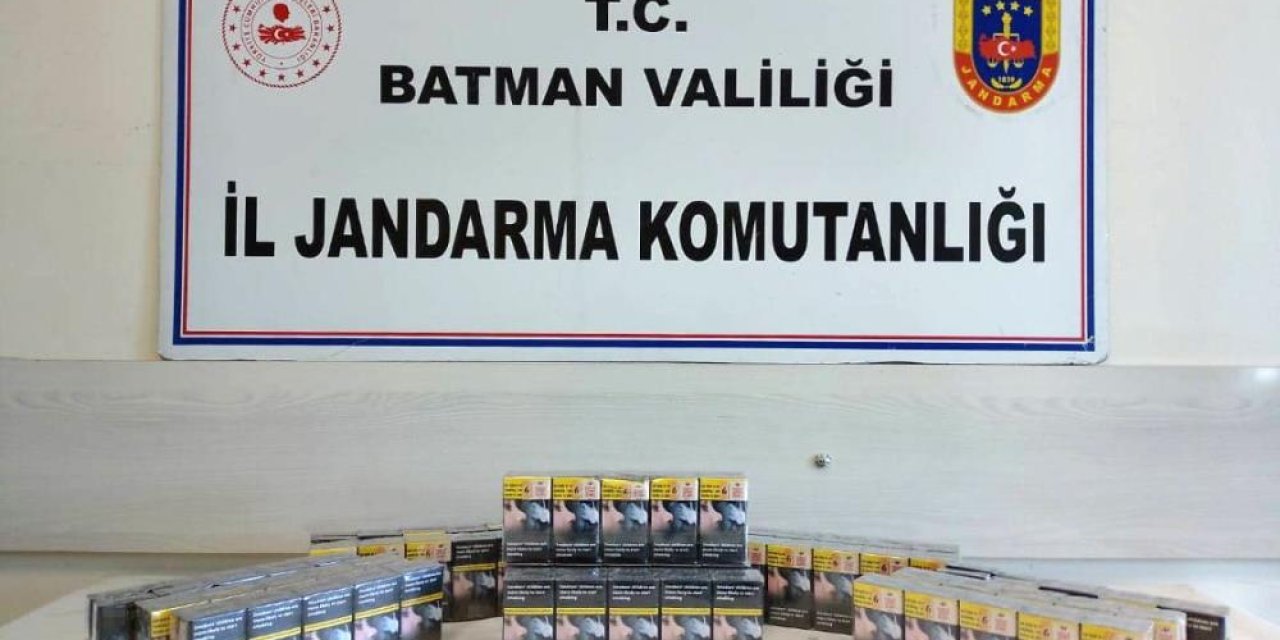 Batman'da kaçak sigara operasyonu