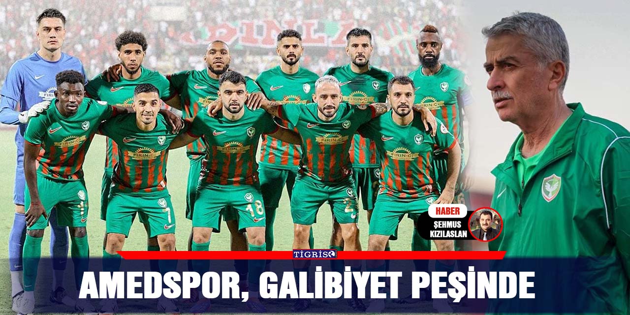 Amedspor, galibiyet Peşinde