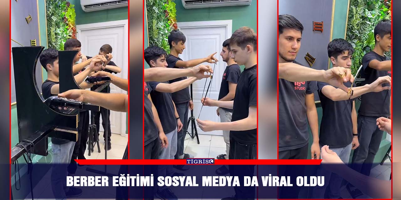 Berber eğitimi sosyal medya da viral oldu