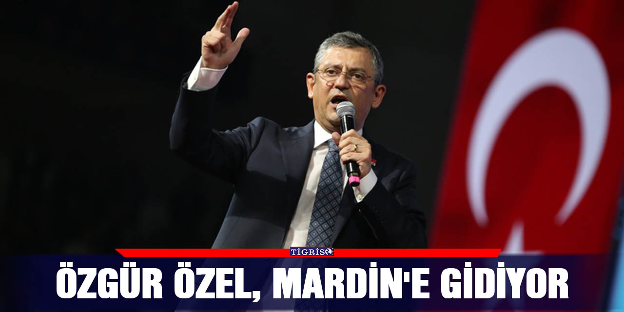 Özgür Özel, Mardin'e gidiyor