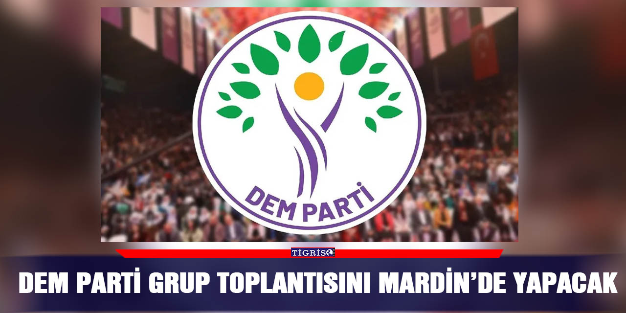 DEM Parti grup toplantısını Mardin’de yapacak