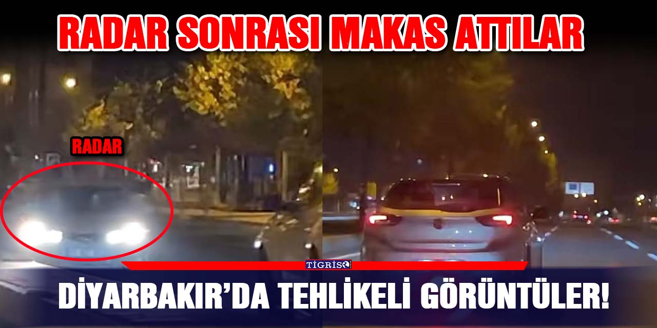 VİDEO - Diyarbakır’da tehlikeli görüntüler!