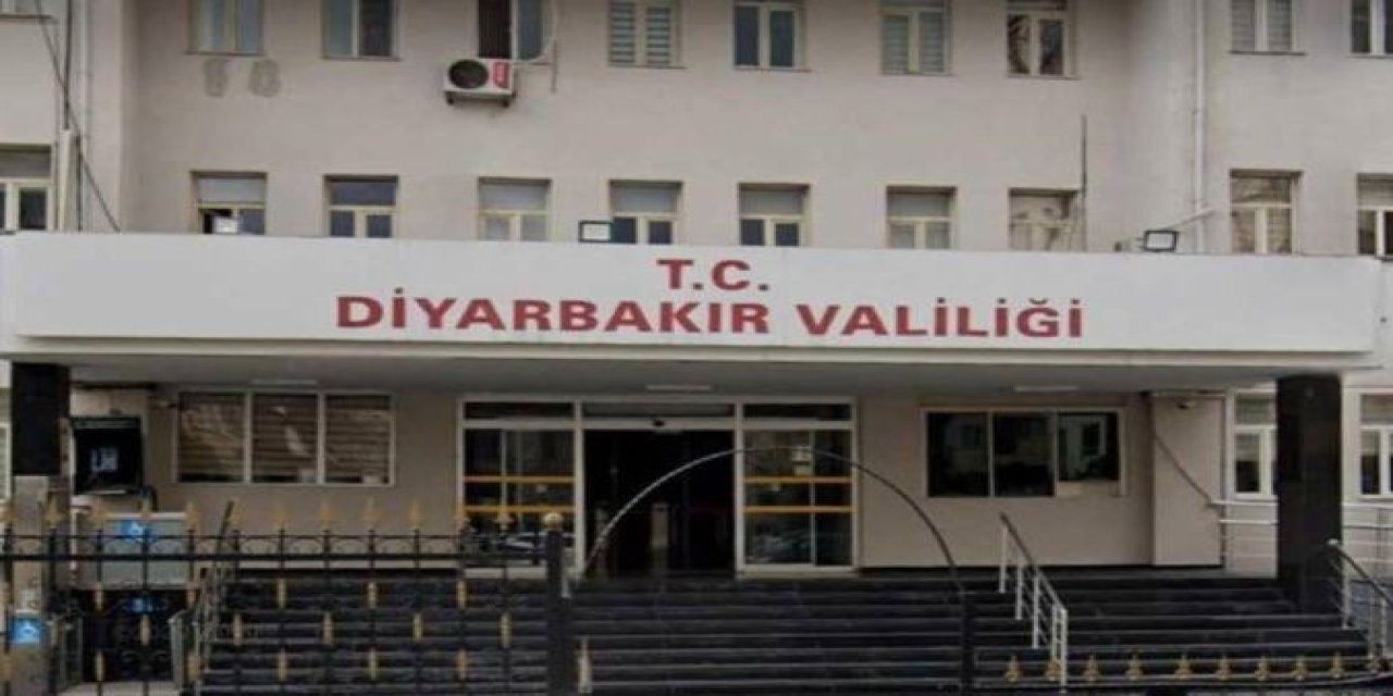 Valilik açıkladı: Diyarbakır'da yürüyüş yasağı