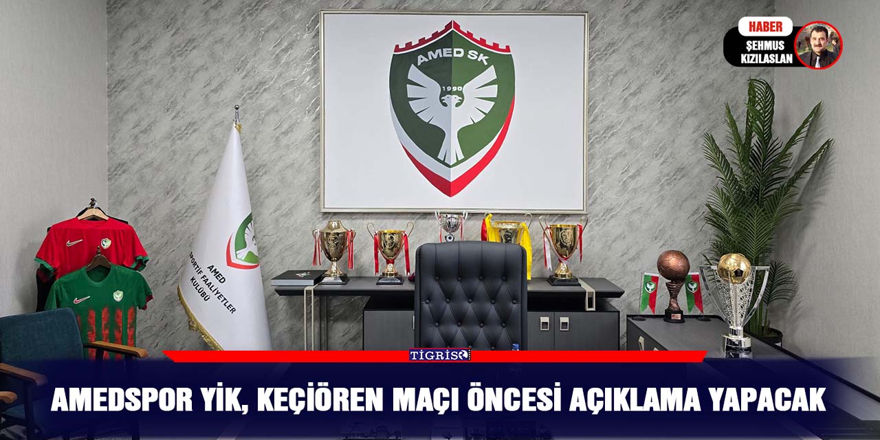 Amedspor YİK, Keçiören maçı öncesi açıklama yapacak