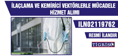 İLAÇLAMA VE KEMİRİCİ VEKTÖRLERLE MÜCADELE HİZMET ALIMI