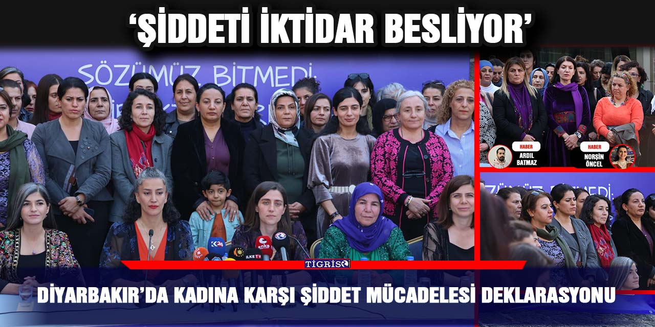 Diyarbakır’da kadına karşı şiddet mücadelesi deklarasyonu