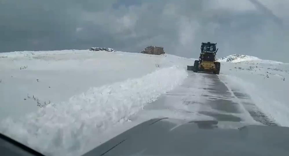 Şırnak'ta ilk kar yağdı, yollar kapandı