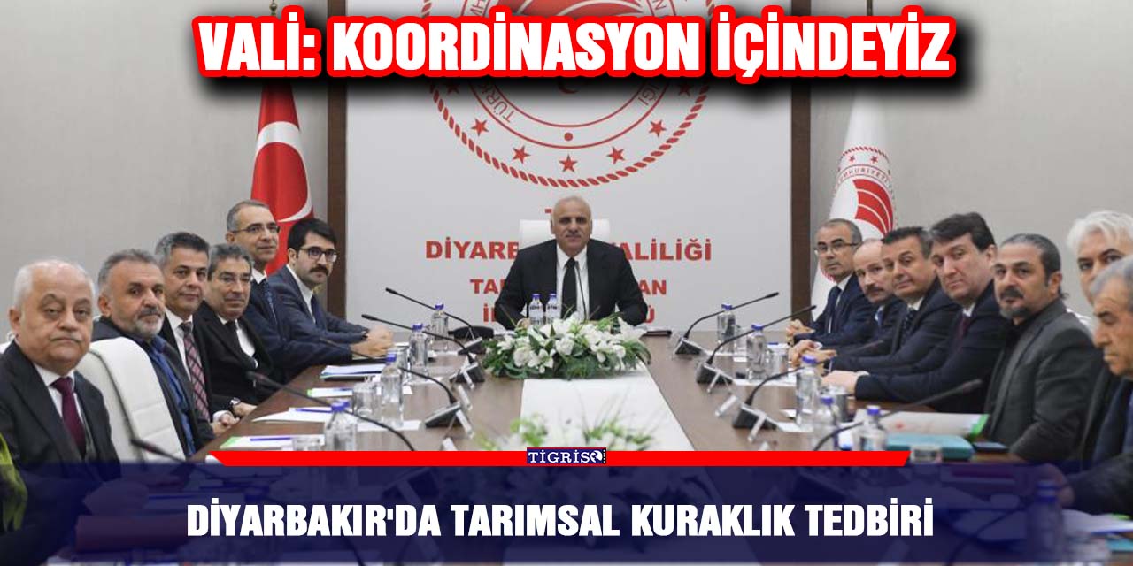 Diyarbakır'da tarımsal kuraklık tedbiri