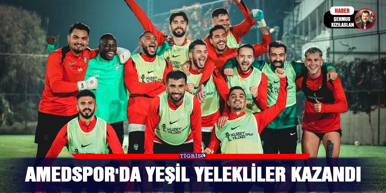 Amedspor'da yeşil yelekliler kazandı