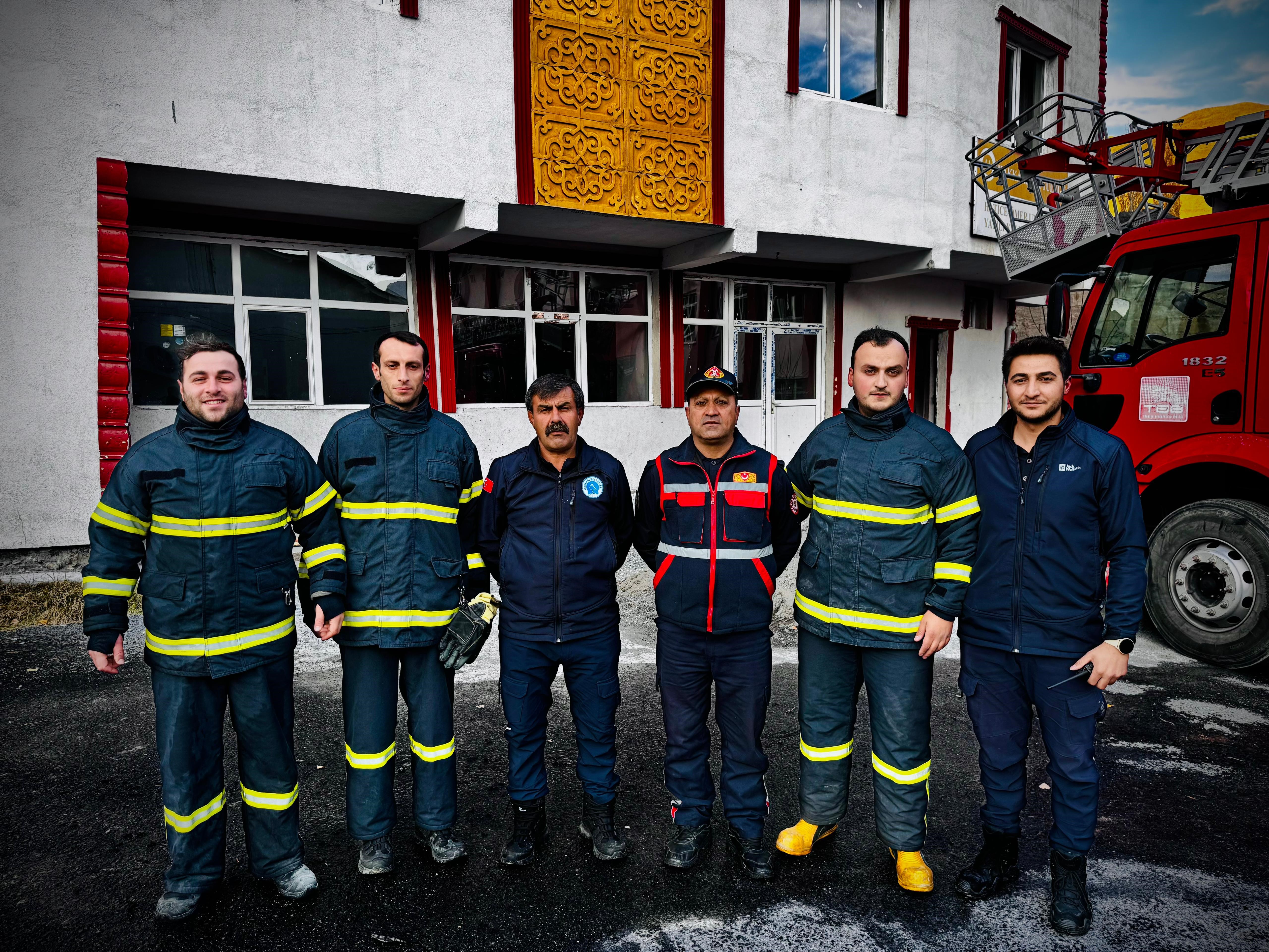 Hakkari'de yangın tatbikatı