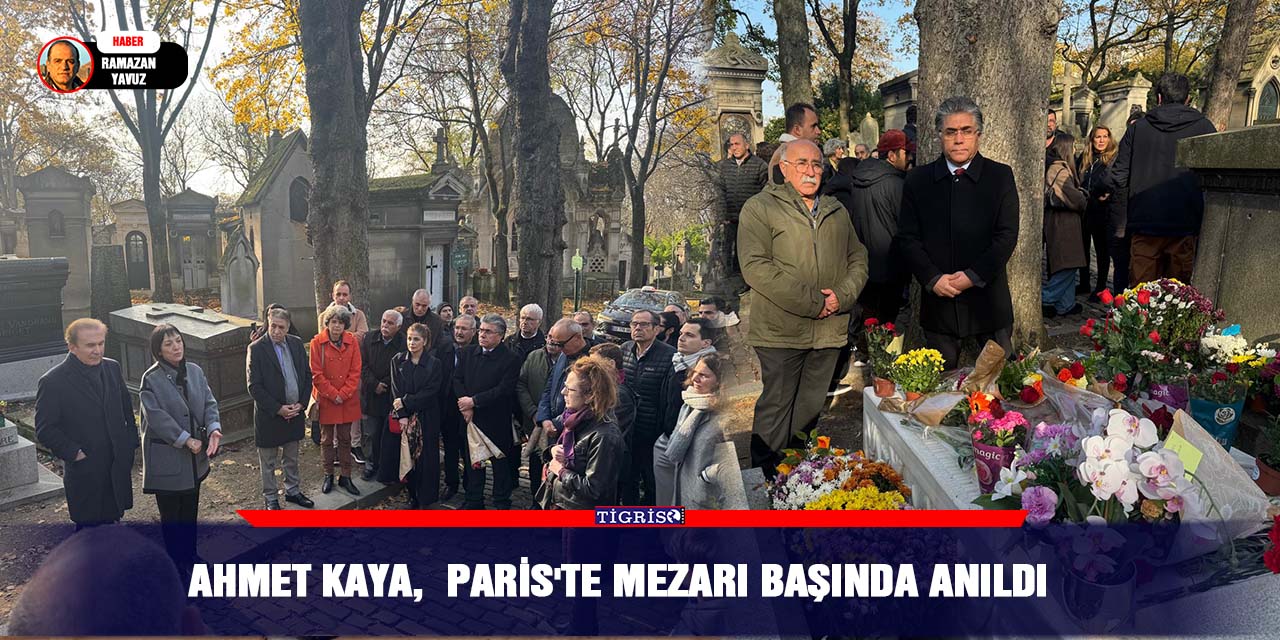 Ahmet Kaya,  Paris'te mezarı başında anıldı