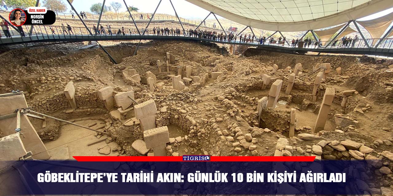 Göbeklitepe'ye tarihi akın: Günlük 10 bin kişiyi ağırladı