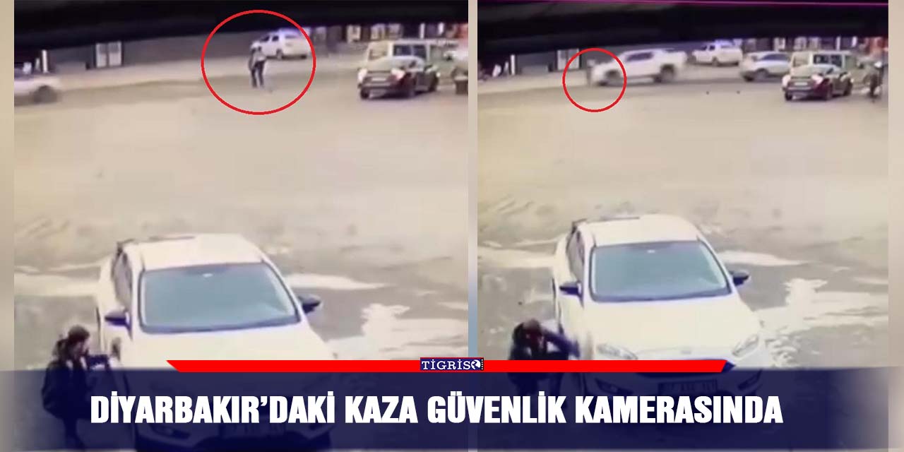 VİDEO - Diyarbakır’daki kaza güvenlik kamerasında