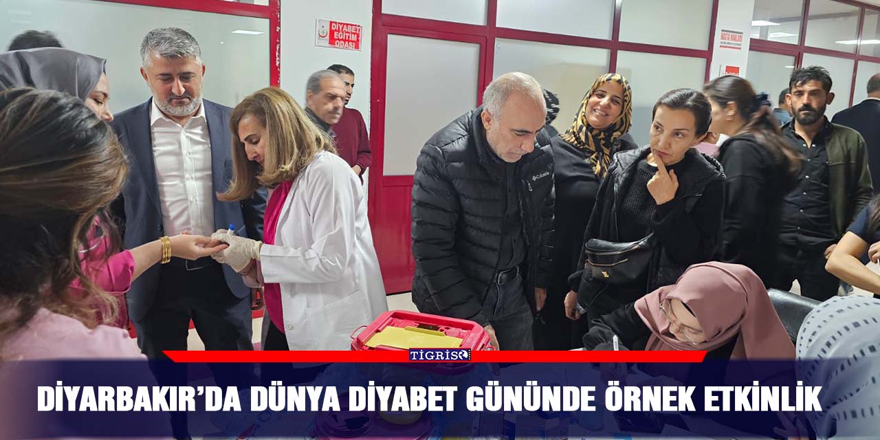 Diyarbakır’da Dünya Diyabet Gününde örnek etkinlik