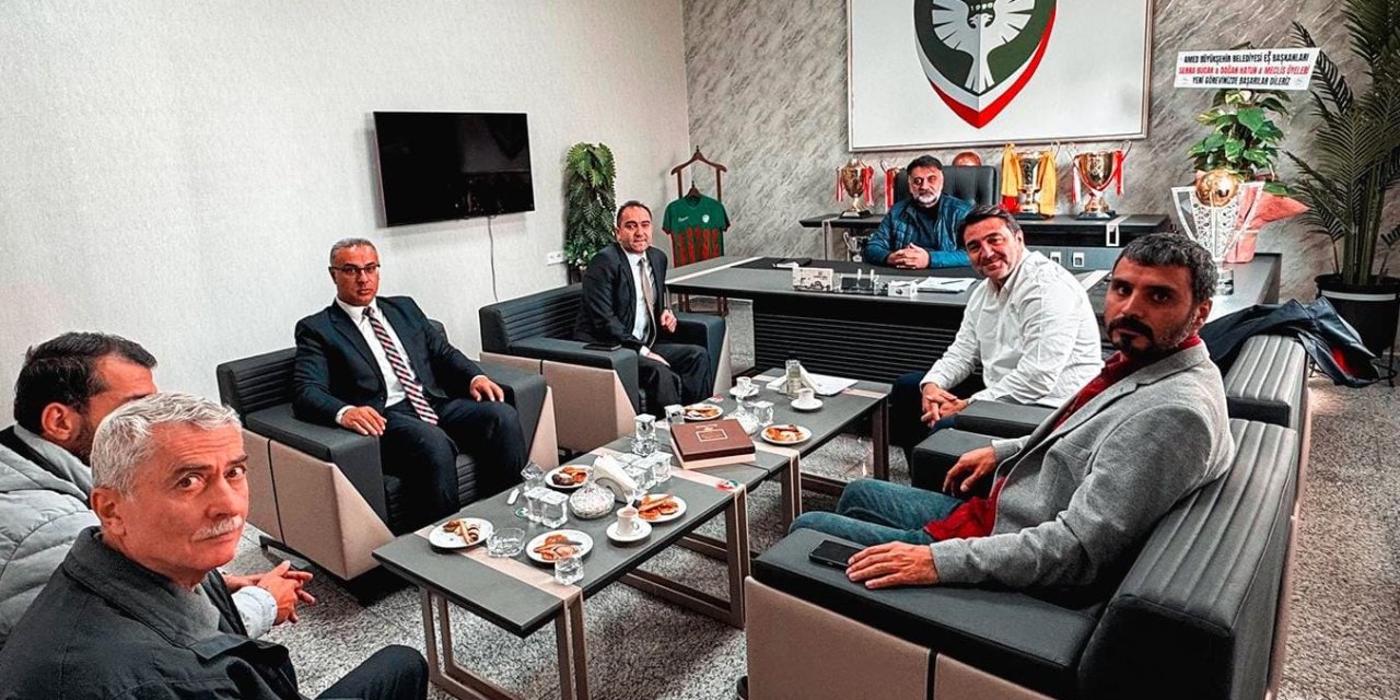 TFF Heyeti Amedspor'u ziyaret etti