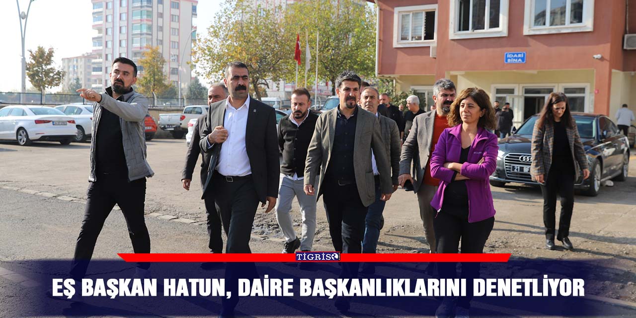 Eş Başkan Hatun, daire başkanlıklarını denetliyor