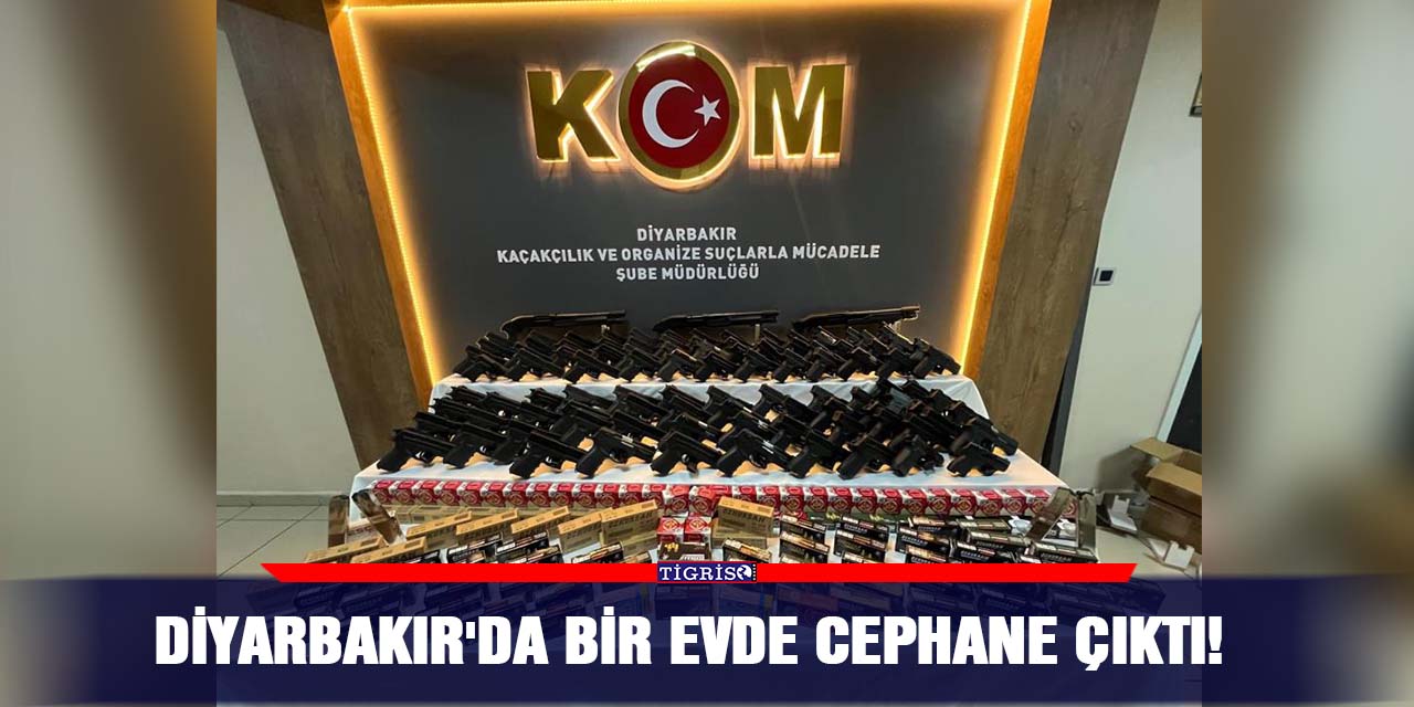 Diyarbakır'da bir evde cephane çıktı!