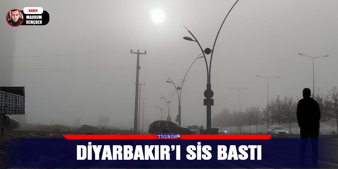 VİDEO - Diyarbakır’ı sis bastı