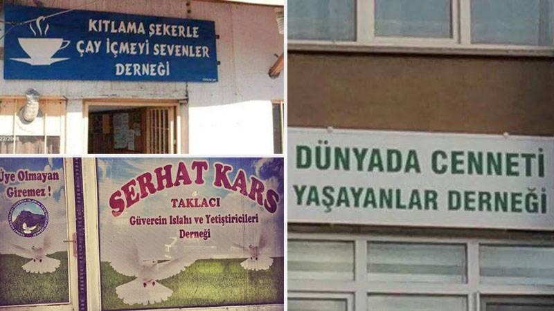 Dernek sayısı 100 bini geçti: Dikkat çeken dernek isimleri