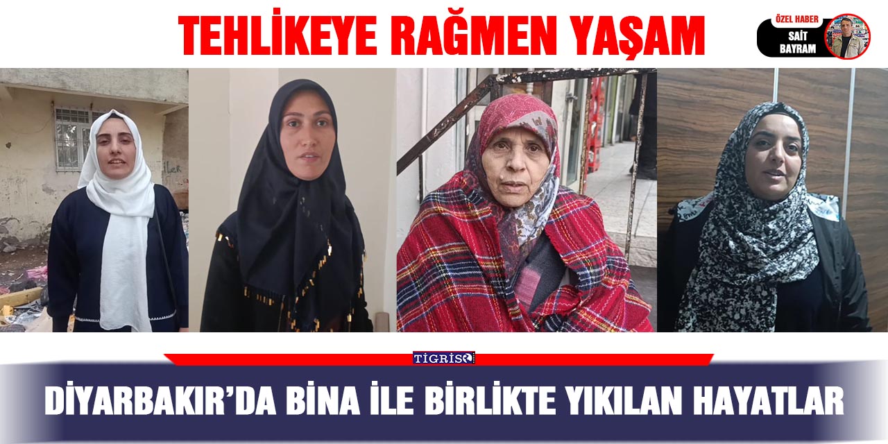 VİDEO - Diyarbakır’da bina ile birlikte yıkılan hayatlar