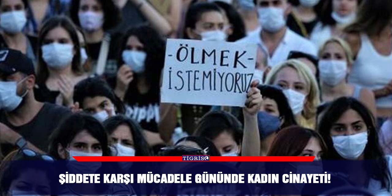 Şiddete karşı mücadele gününde kadın cinayeti!