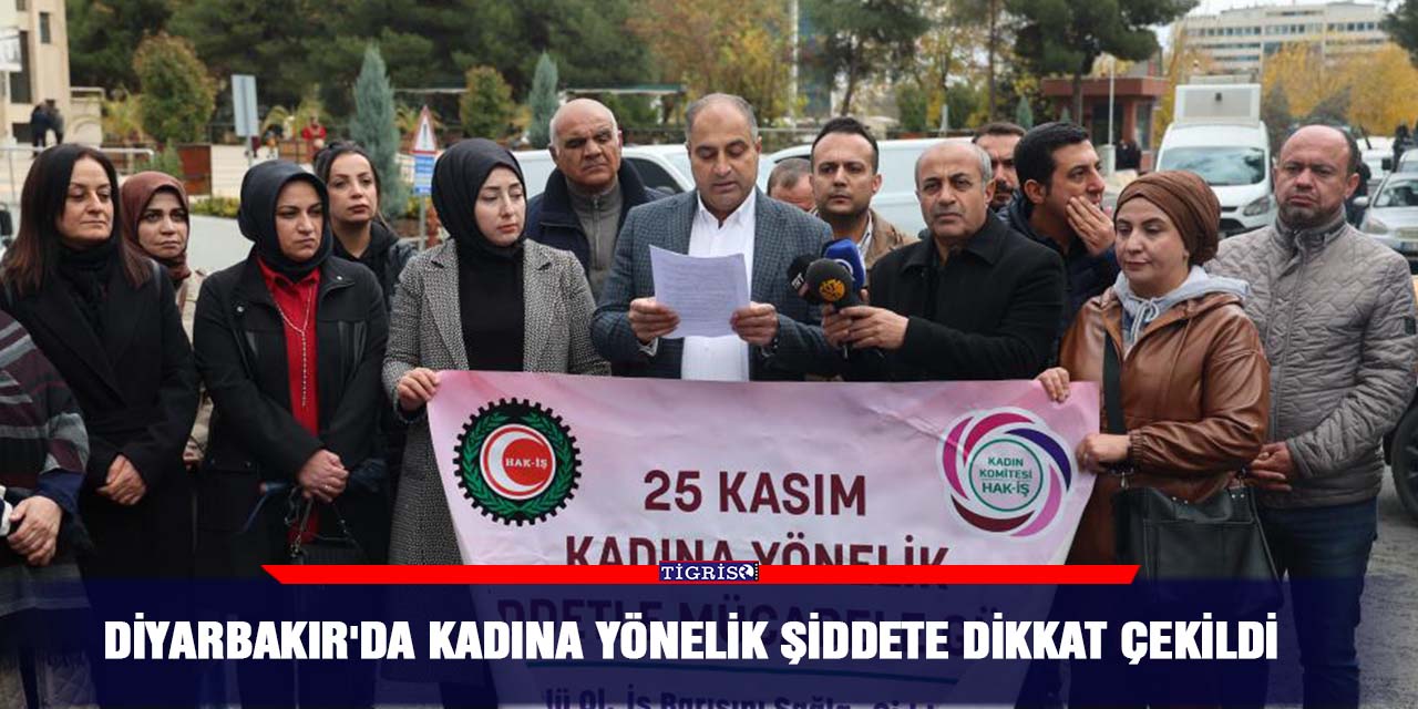 Diyarbakır'da kadına yönelik şiddete dikkat çekildi