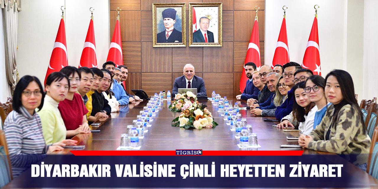 Diyarbakır Valisine Çinli heyetten ziyaret