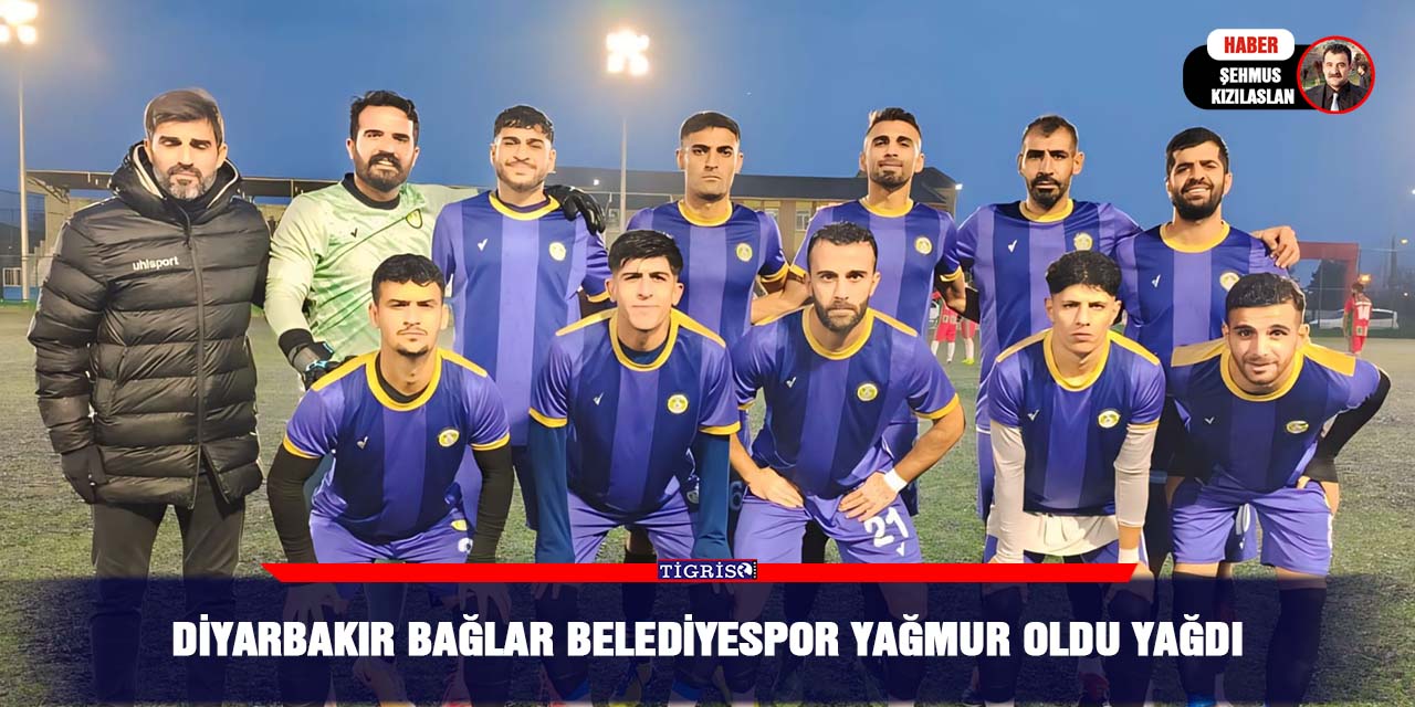 Diyarbakır Bağlar Belediyespor yağmur oldu yağdı