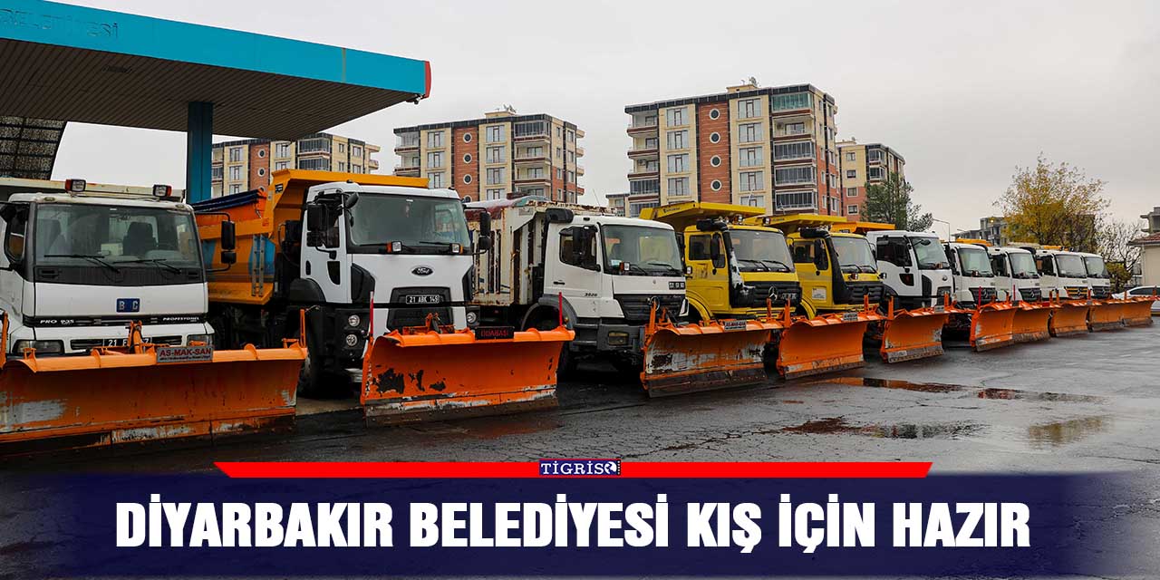 Diyarbakır Belediyesi kış için hazır