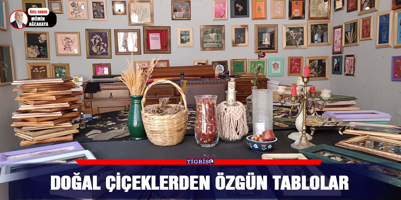 VİDEO - Doğal Çiçeklerden Özgün Tablolar