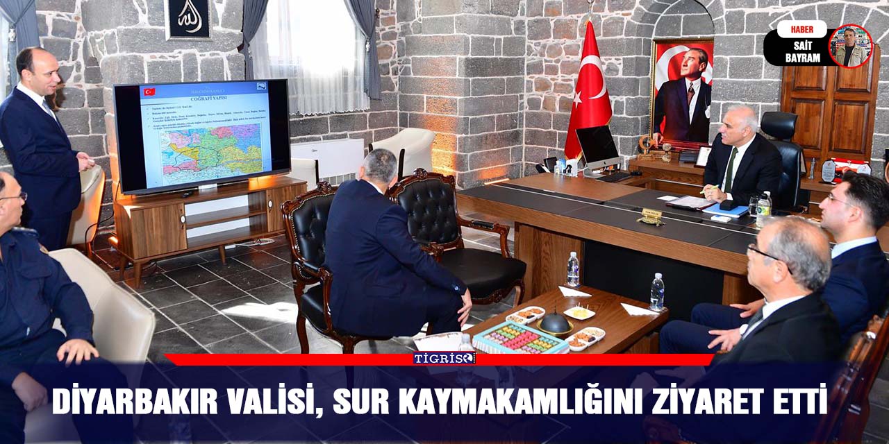 Diyarbakır Valisi, Sur Kaymakamlığını ziyaret etti