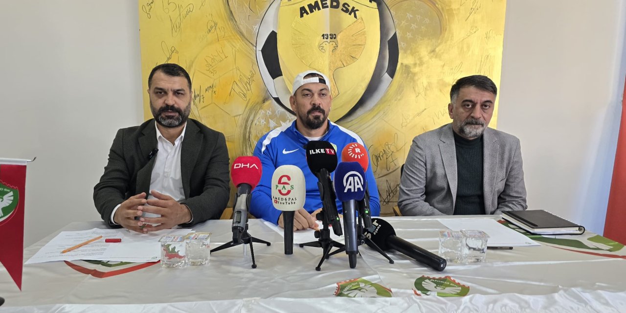 Amedspor'un hocası ilk kez basınla buluştu